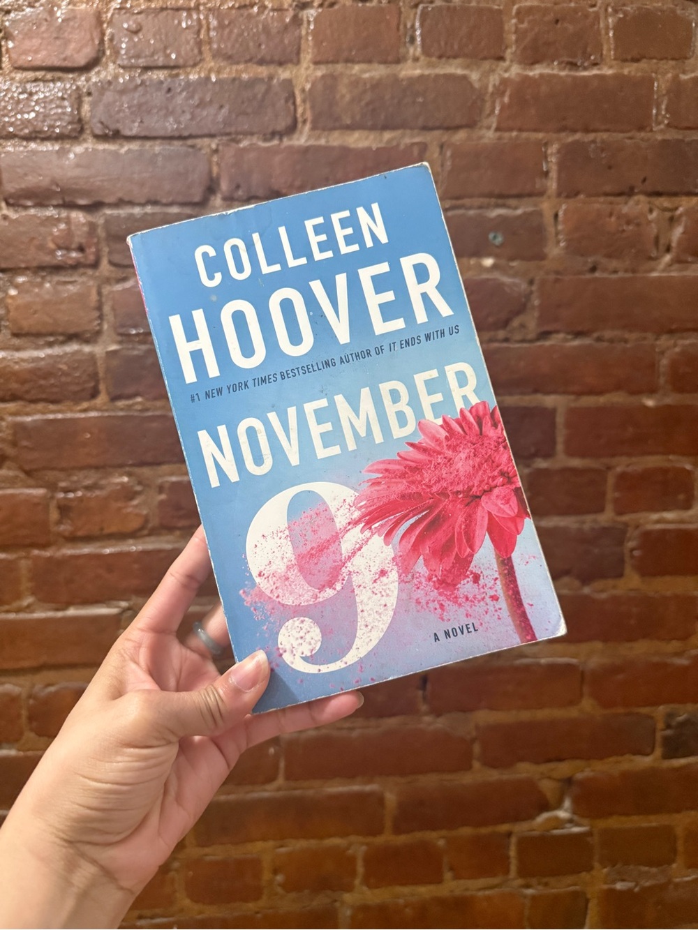 "November 9" by Colleen Hoover Paperback Book